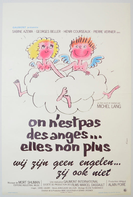 On n'est pas des anges... elles non plus Original Belgian Poster - Film Poster - Movie Poster