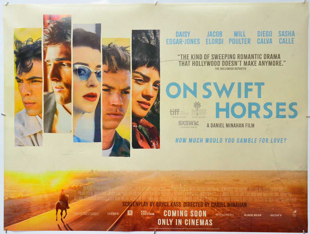 On Swift Horses - Original Quad Poster - Film Poster - Movie Poster