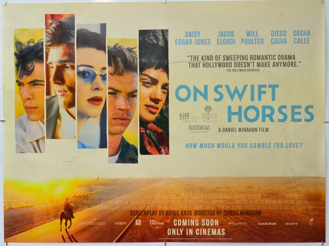 On Swift Horses - Original Quad Poster - Film Poster - Movie Poster