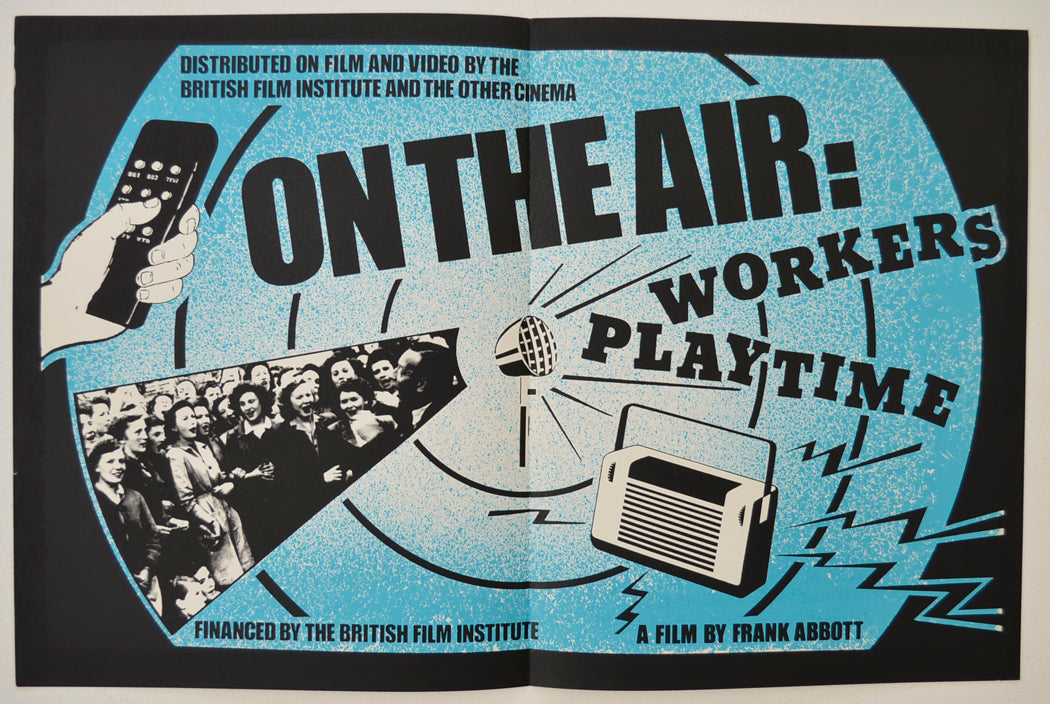 On The Air - Workers Playtime   Original British Mini Poster - Film Poster - Movie Poster 