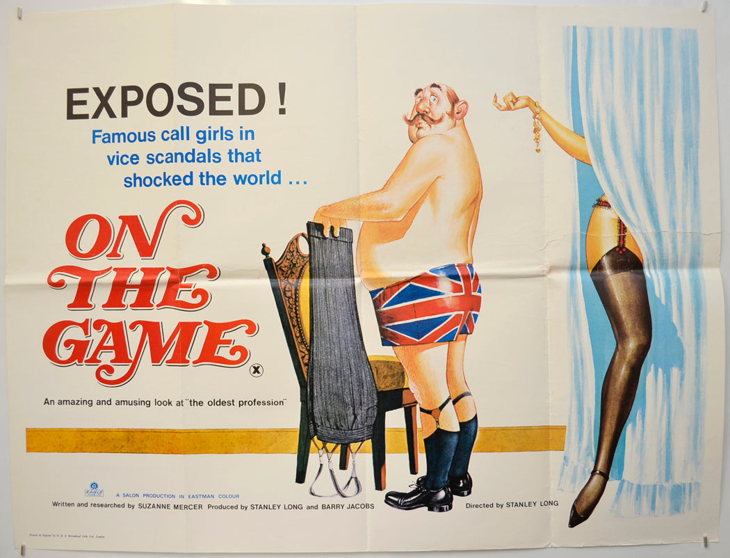 On The Game (a.k.a. Sex Through the Ages) Original Quad Poster - Film Poster - Movie Poster