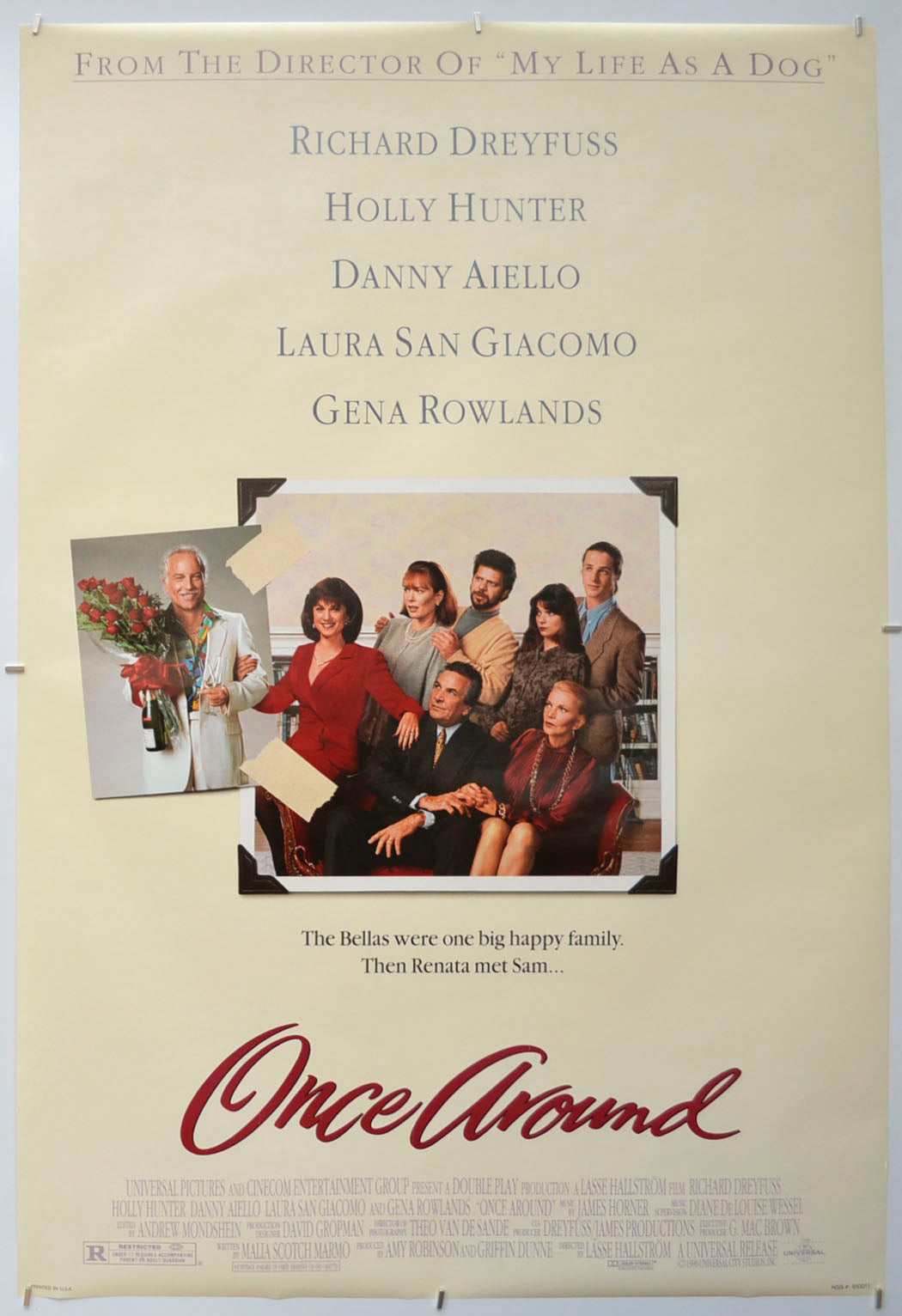 Once Around  Original One Sheet Poster - Film Poster - Movie Poster