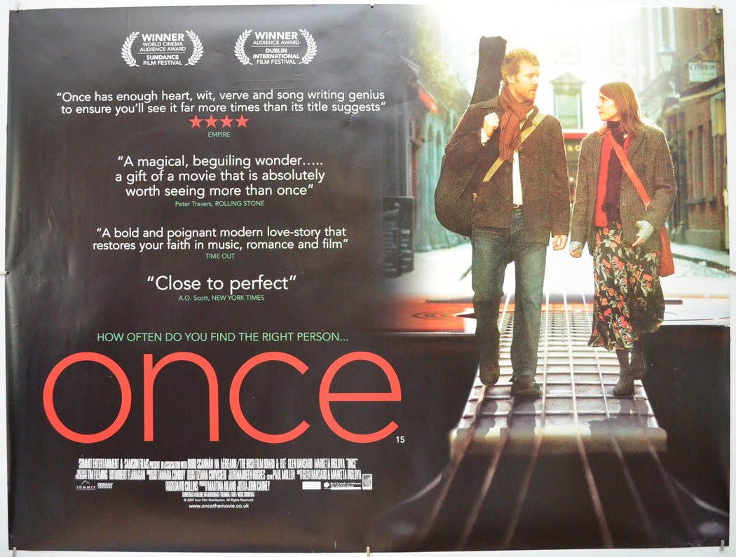 Once Original Quad Poster - Film Poster - Movie Poster