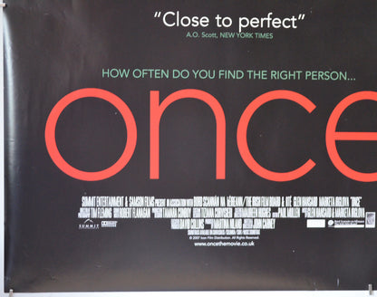 ONCE (Bottom Left) Cinema Quad Movie Poster 