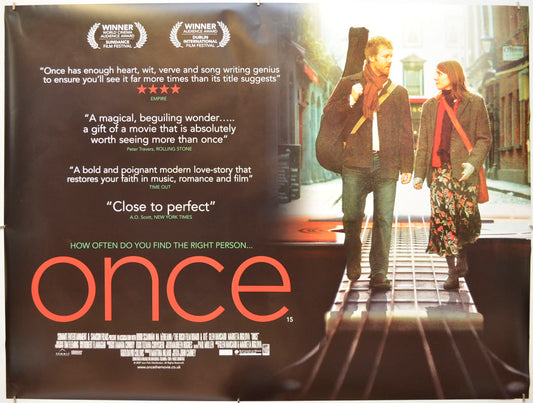 Once Original Quad Poster - Film Poster - Movie Poster