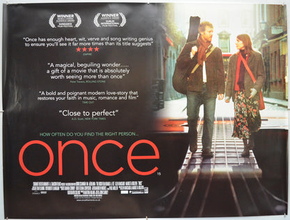 Once - Original Quad Poster - Film Poster - Movie Poster