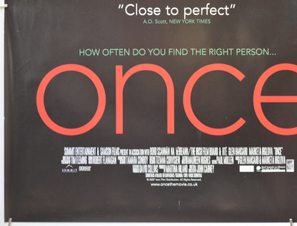 ONCE (Bottom Left) Cinema Quad Movie Poster 