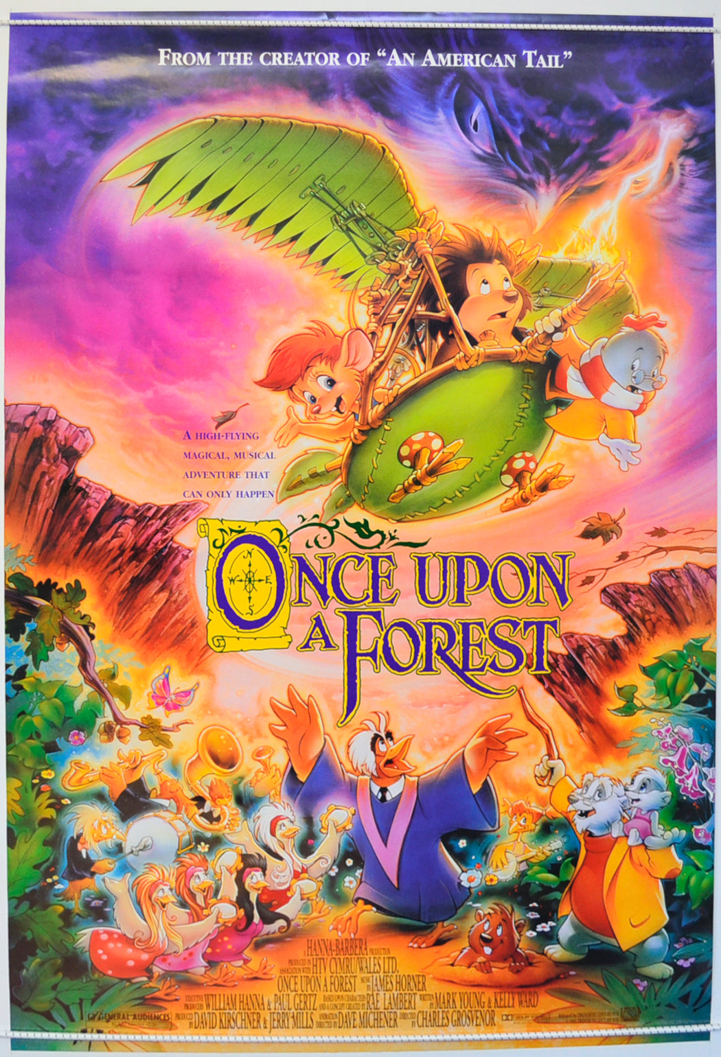 Once Upon A Forest  Original One Sheet Poster - Film Poster - Movie Poster 