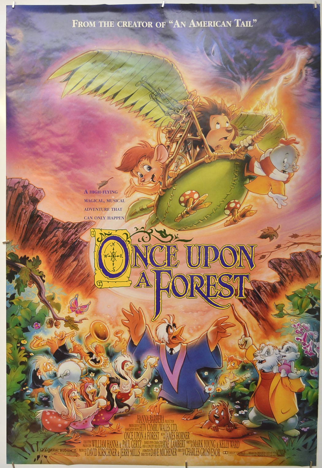 Once Upon A Forest Original One Sheet Poster - Film Poster - Movie Poster