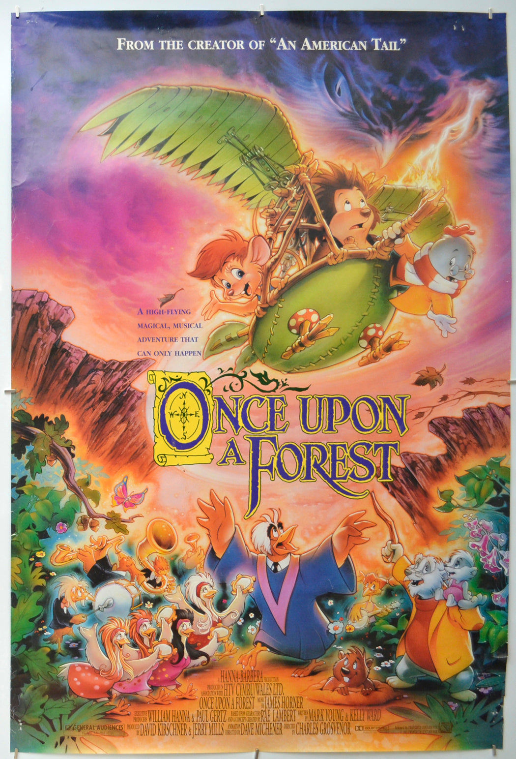 Once Upon A Forest Original One Sheet Poster - Film Poster - Movie Poster