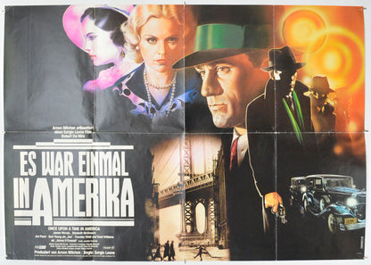 Once Upon A Time In America Original German Poster - Film Poster - Movie Poster