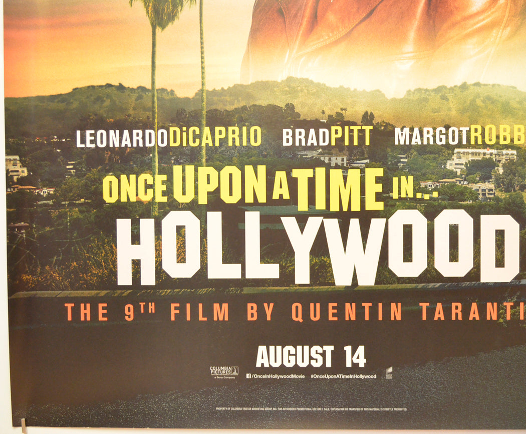 ONCE UPON A TIME IN HOLLYWOOD (Bottom Left) Cinema Quad Movie Poster 