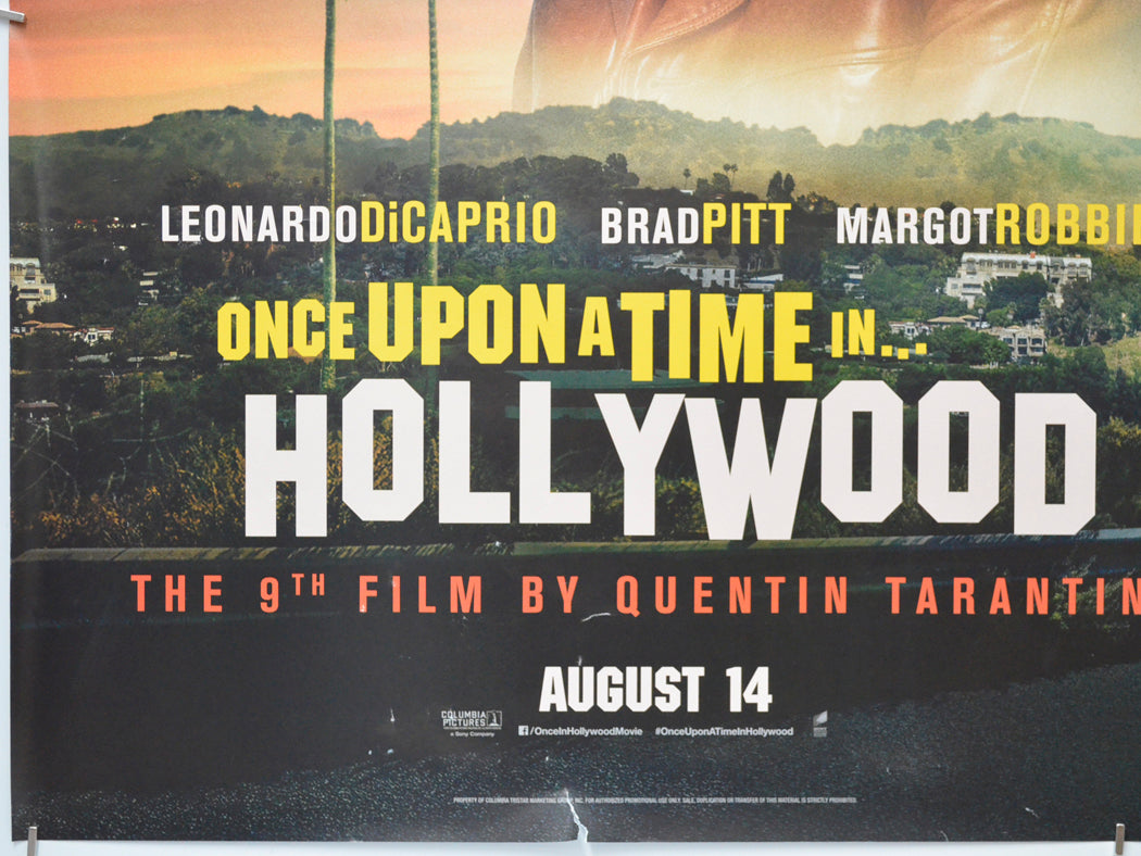 ONCE UPON A TIME IN HOLLYWOOD (Bottom Left) Cinema Quad Movie Poster 