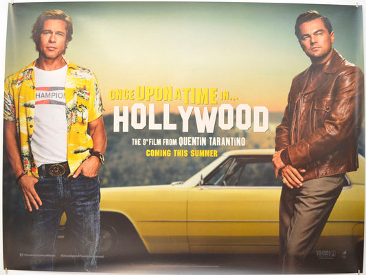 Once Upon A Time In Hollywood (Teaser / Advance Version A) Original Quad Poster - Film Poster - Movie Poster