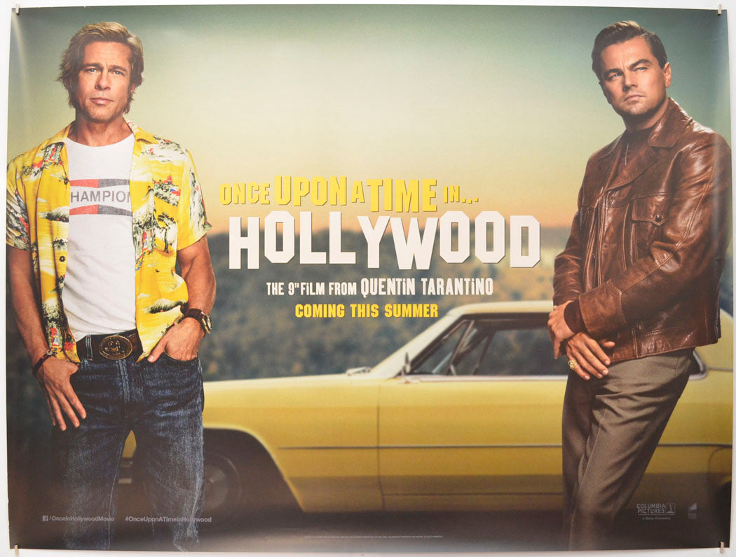 Once Upon A Time In Hollywood (Teaser / Advance Version A) Original Quad Poster - Film Poster - Movie Poster