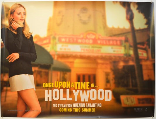 Once Upon A Time In Hollywood (Teaser / Advance Version 2)  Original Quad Poster - Film Poster - Movie Poster