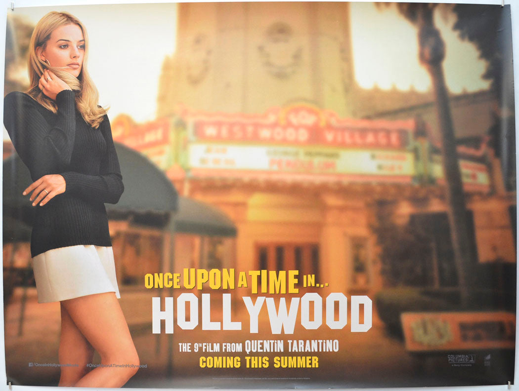 Once Upon A Time In Hollywood (Teaser / Advance Version B) Original Quad Poster - Film Poster - Movie Poster