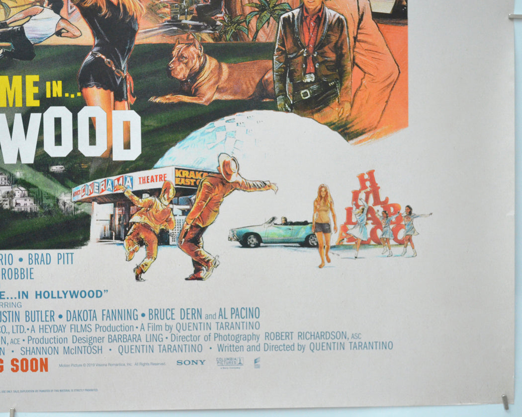 ONCE UPON A TIME IN HOLLYWOOD (Bottom Right) Cinema Quad Movie Poster 