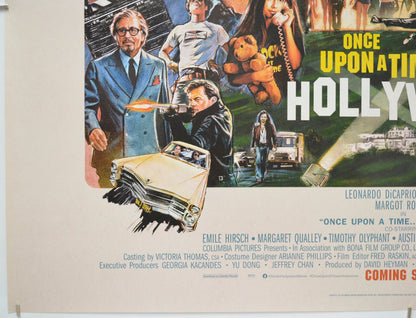 ONCE UPON A TIME IN HOLLYWOOD (Bottom Left) Cinema Quad Movie Poster 