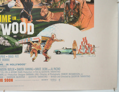 ONCE UPON A TIME IN HOLLYWOOD (Bottom Right) Cinema Quad Movie Poster 