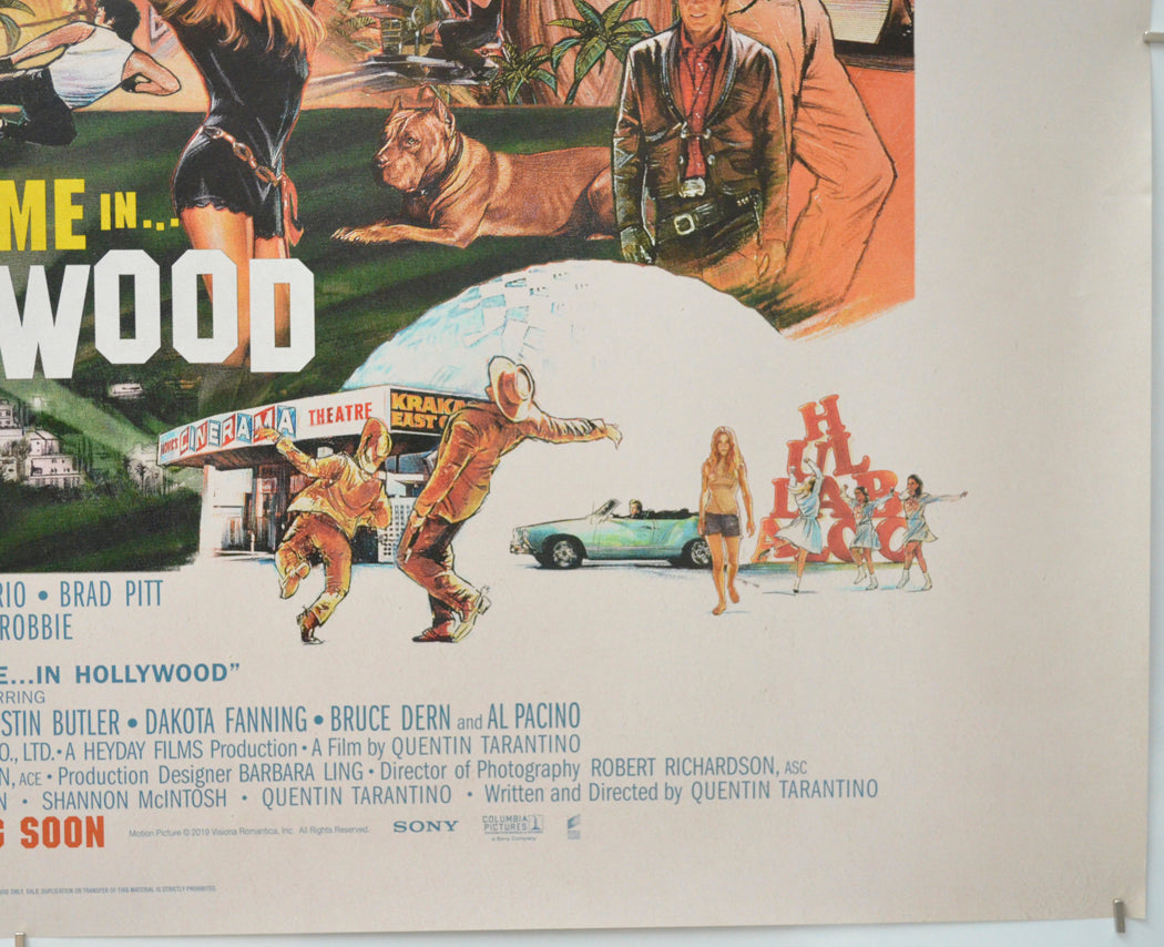 ONCE UPON A TIME IN HOLLYWOOD (Bottom Right) Cinema Quad Movie Poster 