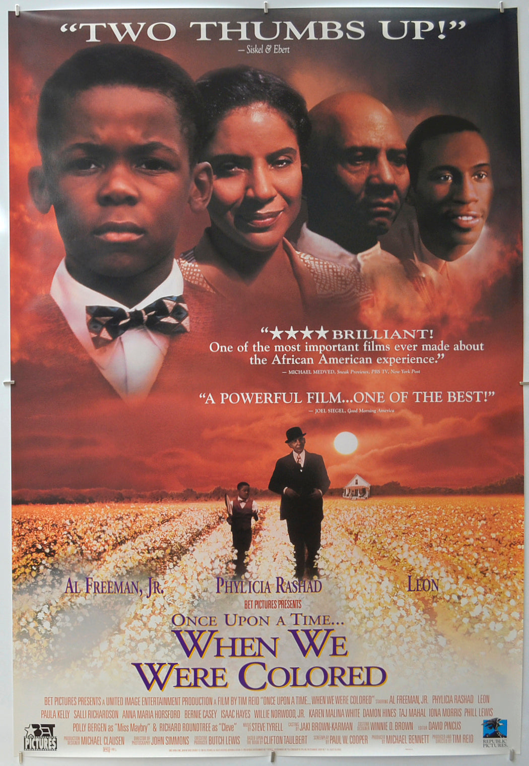 Once Upon a Time... When We Were Colored Original One Sheet Poster - Film Poster - Movie Poster