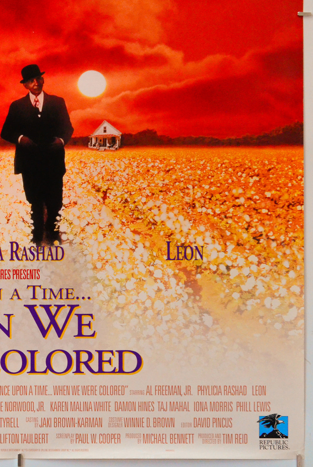 Once Upon a Time... When We Were Colored (Bottom Right) Cinema One Sheet Movie Poster 