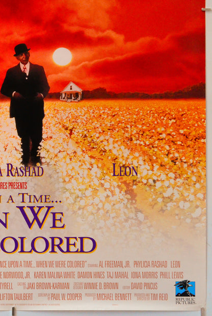 Once Upon a Time... When We Were Colored (Bottom Right) Cinema One Sheet Movie Poster 