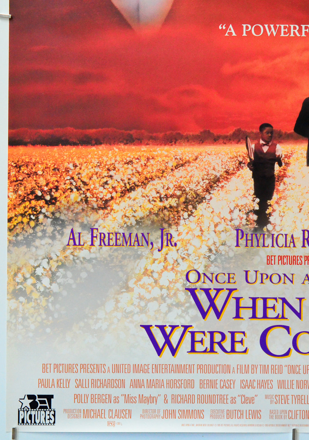 Once Upon a Time... When We Were Colored (Bottom Left) Cinema One Sheet Movie Poster 