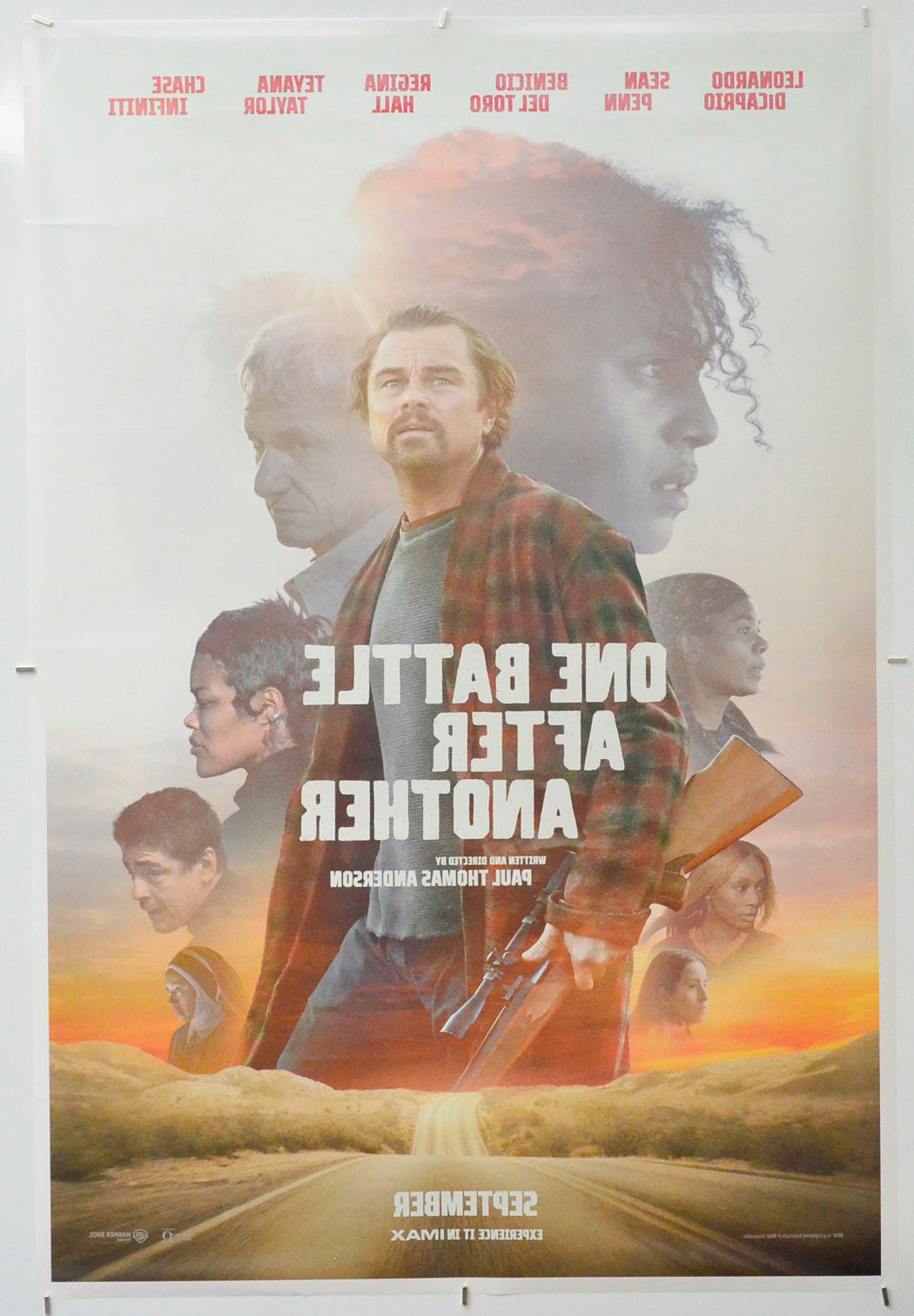 One Battle After Another (Back) Cinema One Sheet Movie Poster 