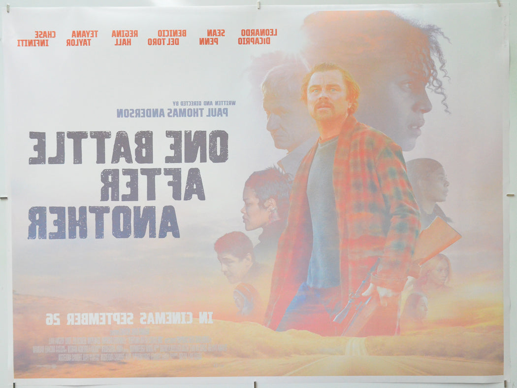 One Battle After Another (Back) Cinema Quad Movie Poster 