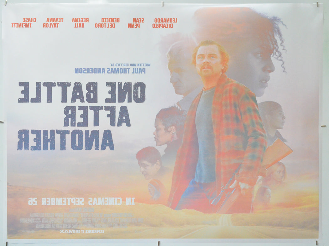 One Battle After Another (Back) Cinema Quad Movie Poster 