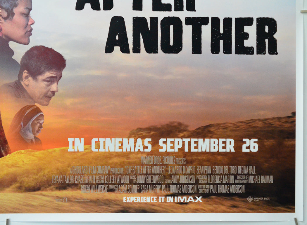One Battle After Another (Bottom Right) Cinema Quad Movie Poster 