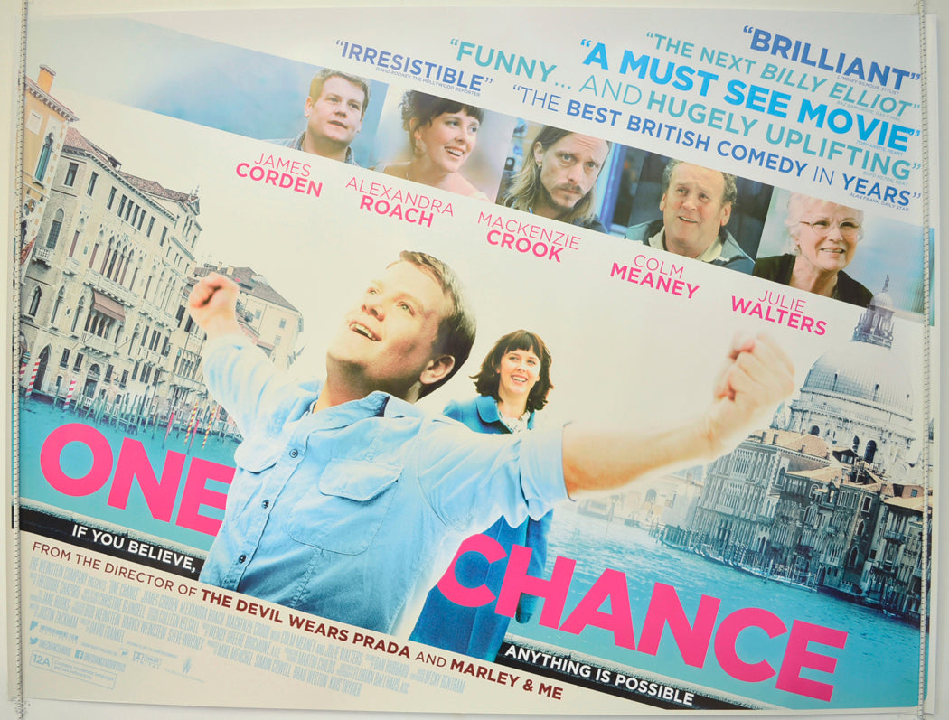 One Chance  Original British Quad Poster - Film Poster - Movie Poster 