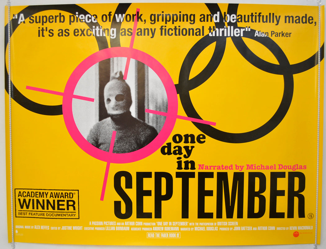 One Day In September  Original Quad Poster - Film Poster - Movie Poster