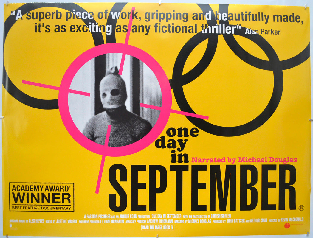 One Day In September Original Quad Poster - Film Poster - Movie Poster