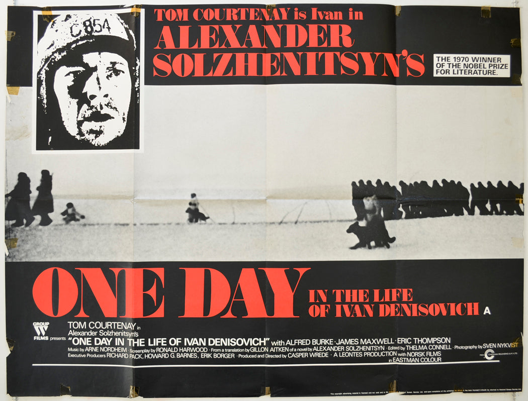 One Day In The Life Of Ivan Denisovitch Original Quad Poster - Film Poster - Movie Poster  