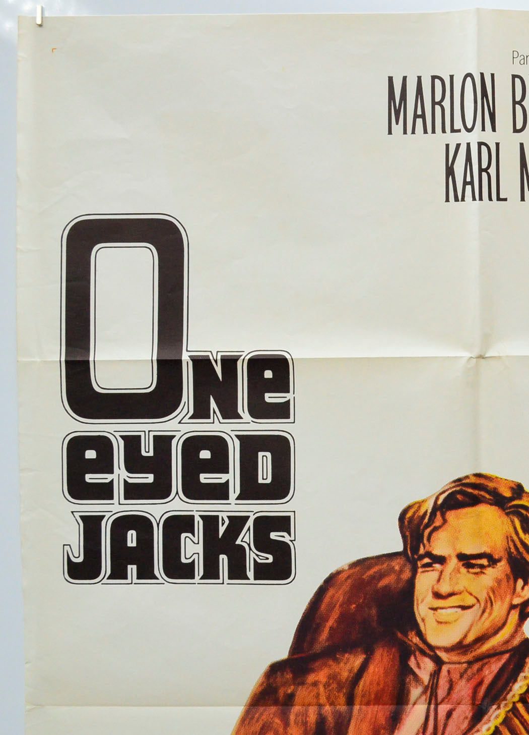 ONE-EYED JACKS (Top Left) Cinema One Sheet Movie Poster 