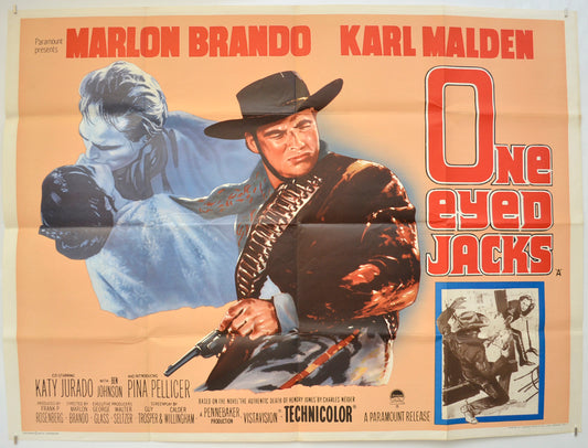 One-Eyed Jacks  Original Quad Poster - Film Poster - Movie Poster