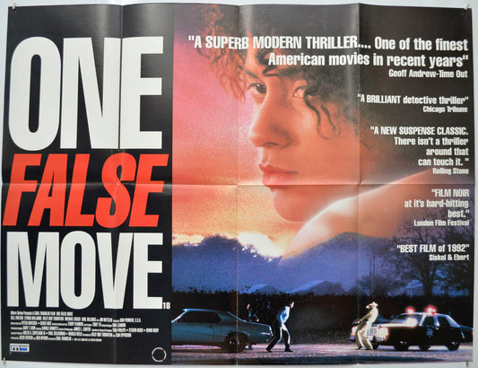 One False Move Original Quad Poster - Film Poster - Movie Poster