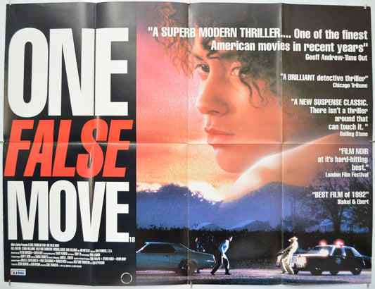 One False Move Original Quad Poster - Film Poster - Movie Poster  