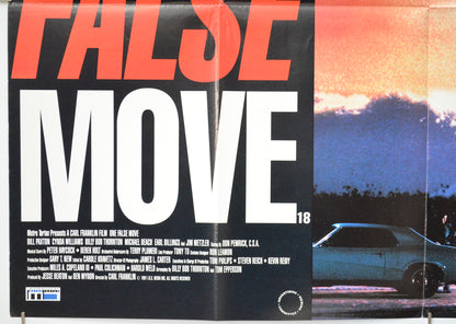 ONE FALSE MOVE (Bottom Left) Cinema Quad Movie Poster 