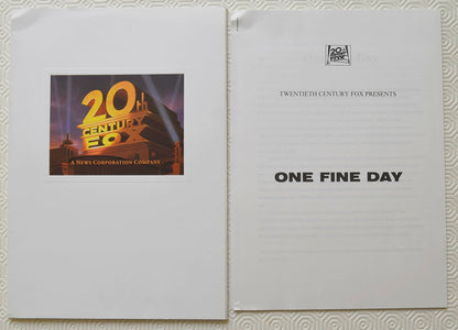 ONE FINE DAY Original Cinema Press Kit 