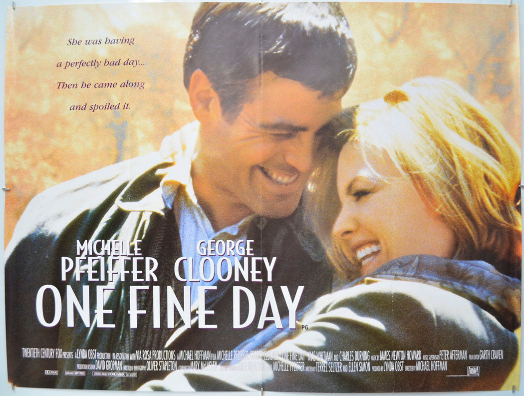 One Fine Day Original Quad Poster - Film Poster - Movie Poster