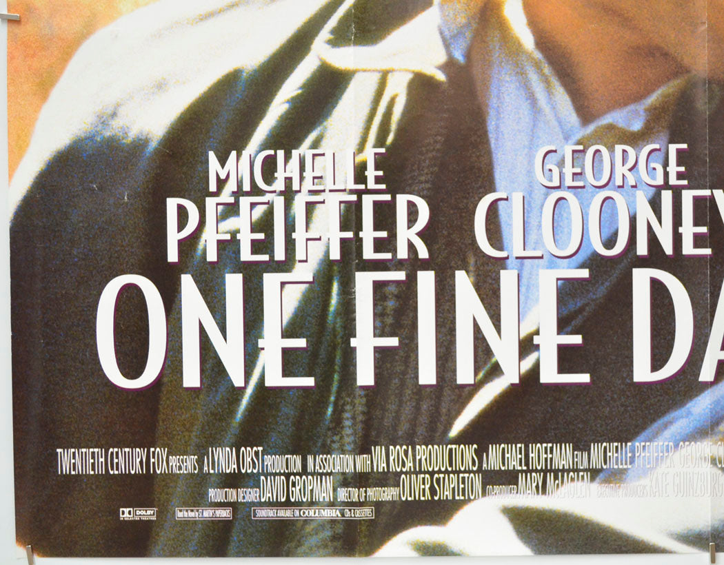 ONE FINE DAY (Bottom Left) Cinema Quad Movie Poster 