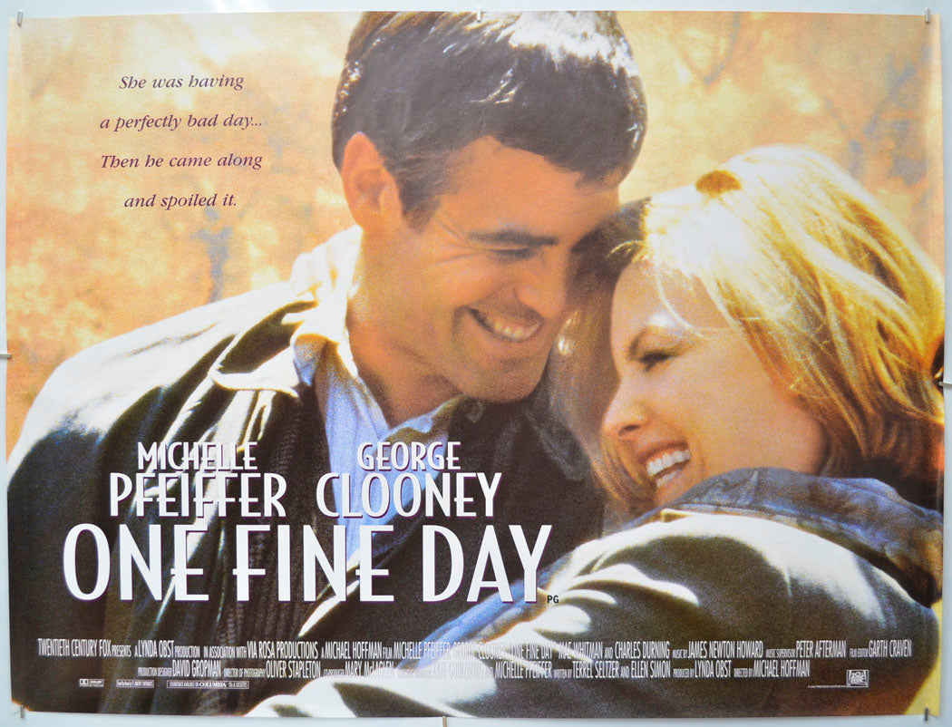 One Fine Day Original Quad Poster - Film Poster - Movie Poster