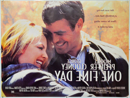 One Fine Day (Back) Cinema Quad Movie Poster 
