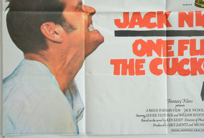 ONE FLEW OVER THE CUCKOO’S NEST (Bottom Left) Cinema Quad Movie Poster 