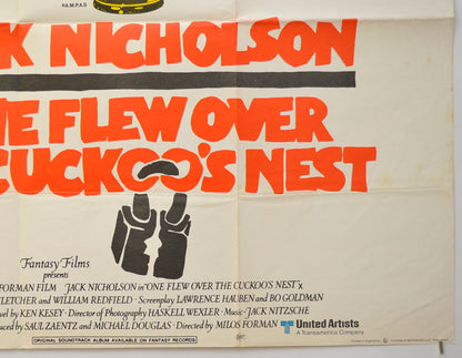 ONE FLEW OVER THE CUCKOO’S NEST (Bottom Right) Cinema Quad Movie Poster 