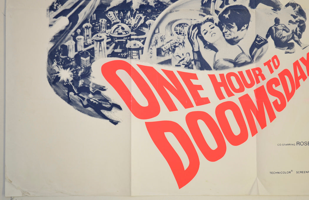 ONE HOUR TO DOOMSDAY (Bottom Left) Cinema Quad Movie Poster 